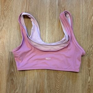 SET Pink Sports Bra